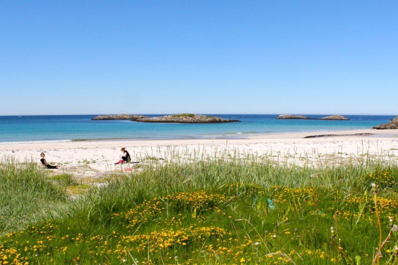 Andenes Camping strand en duinen