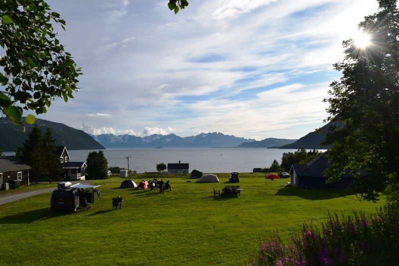 Arctic Fjordcamp Burfjord tentplaatsen