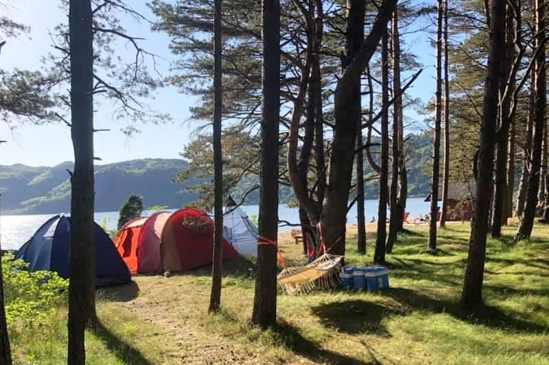 Camp Lyngdal tentplaatsen