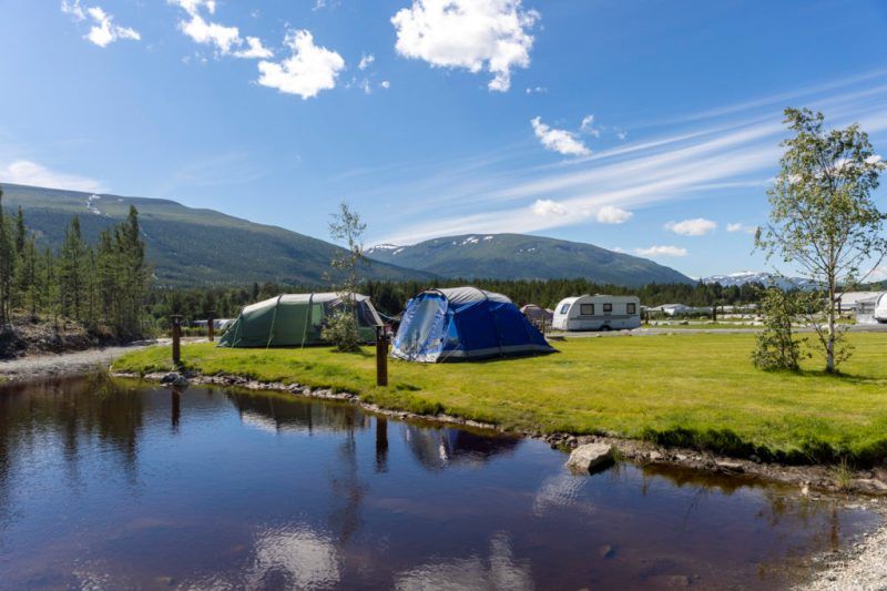 Donfoss Camping Nordberg tentplaatsen