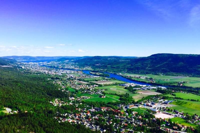 Drammen Camping ligging net buiten Drammen