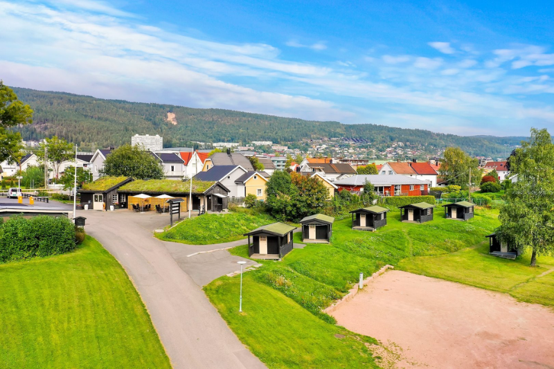 Drammen Camping receptie en entree