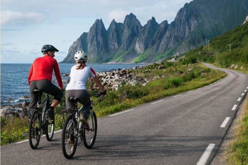 Fjordbotn Camping fietsen