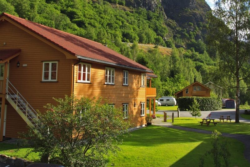 Flam Camping og Vandrarheim accommodaties