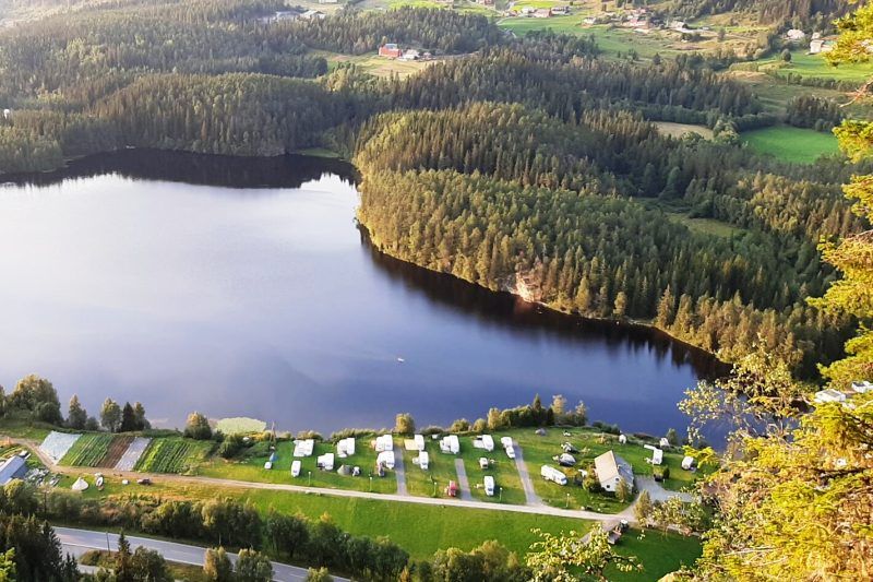Flatlandsmo Camping Voss ligging
