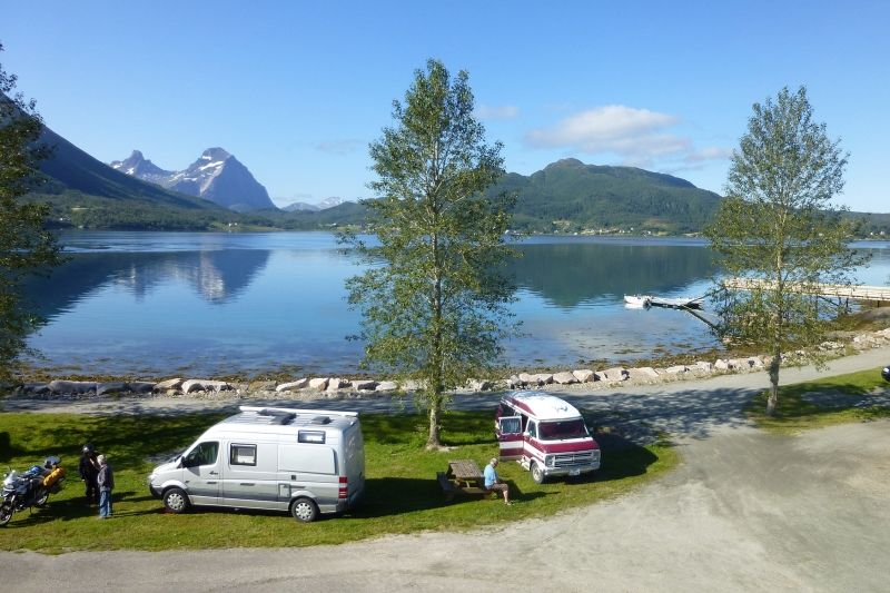 Furoy Camping Halsa uitzicht