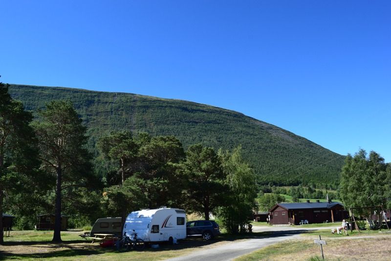 Mooie kampeerplaatsen op Gjeilo Camping