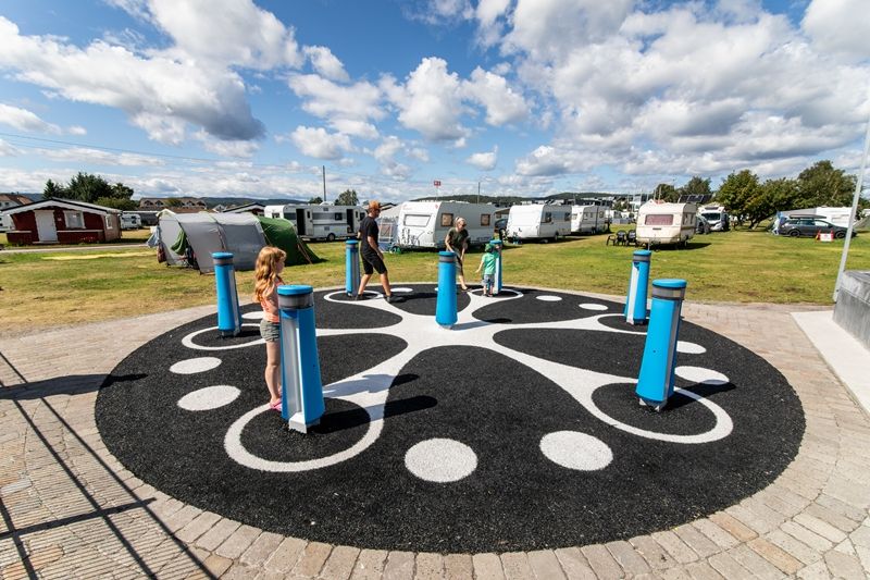 Hamre Familiecamping interactieve speeltuin