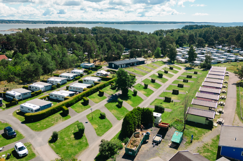 Larkollen Camping kamperen aan het Oslofjord