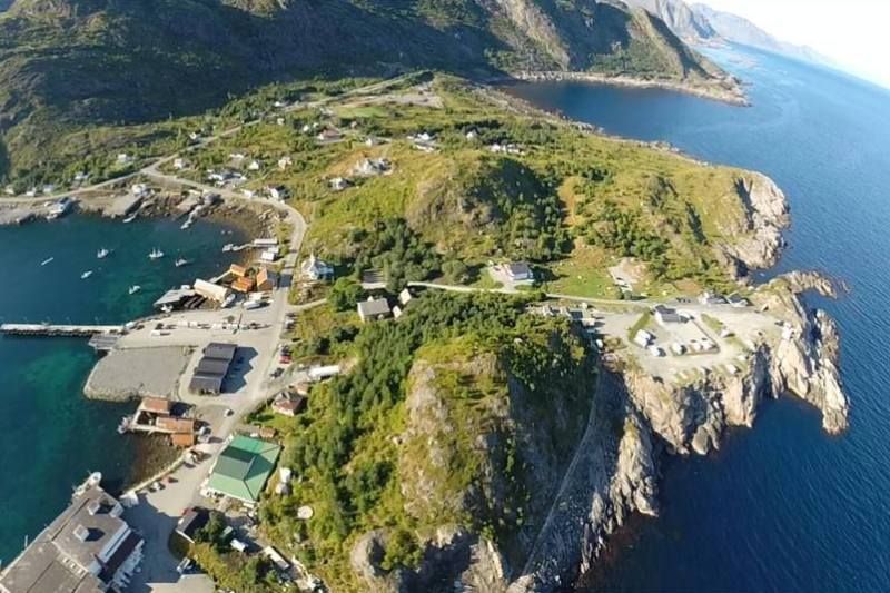 Moskenes Camping ligging Lofoten