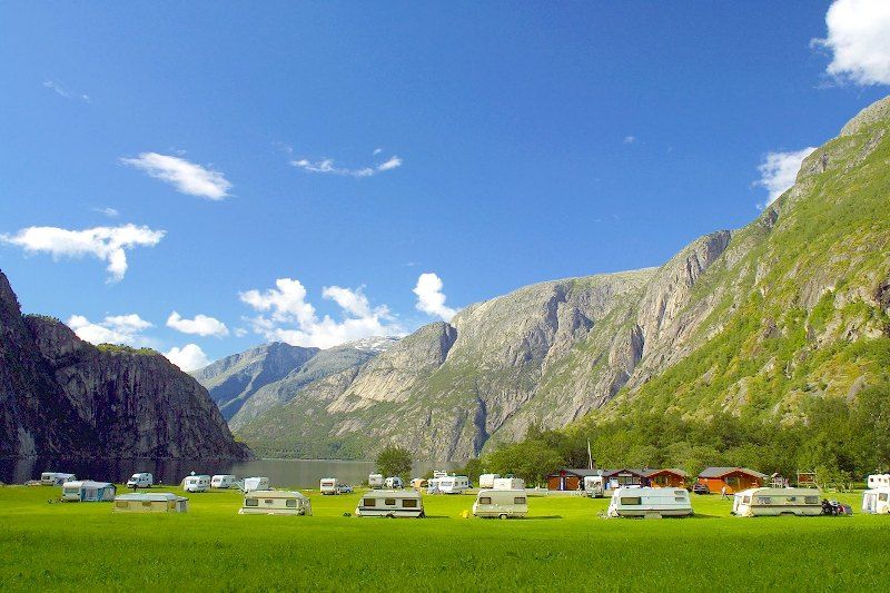 Saebo Camping Ovre Eidfjord ligging