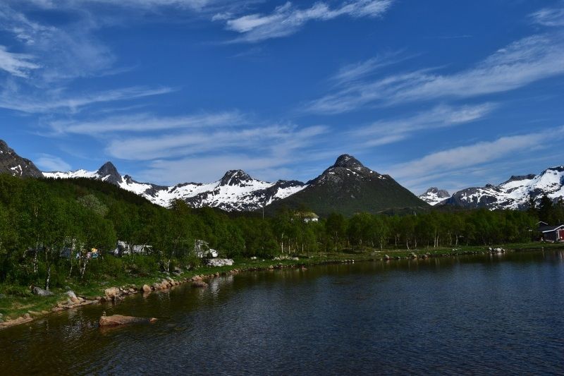 Sandsletta Camping kampeerplaatsen