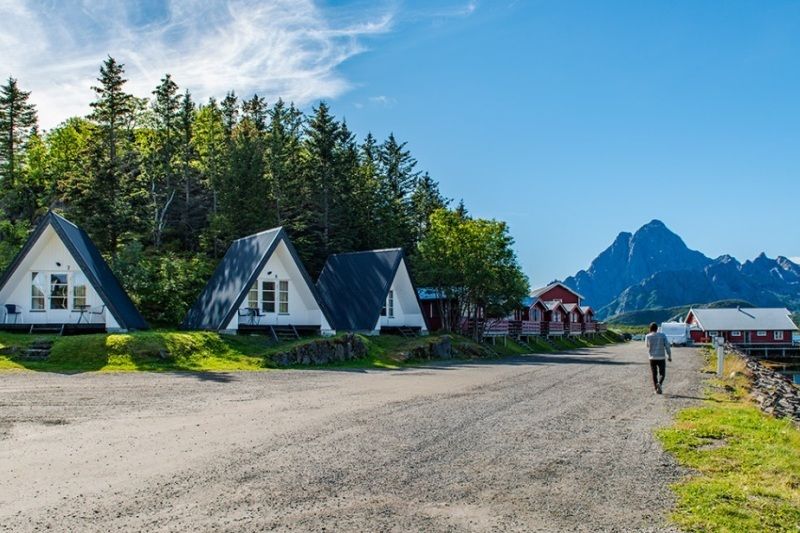 Sandvika Fjord og Sjohus Camping vakantiehuisje
