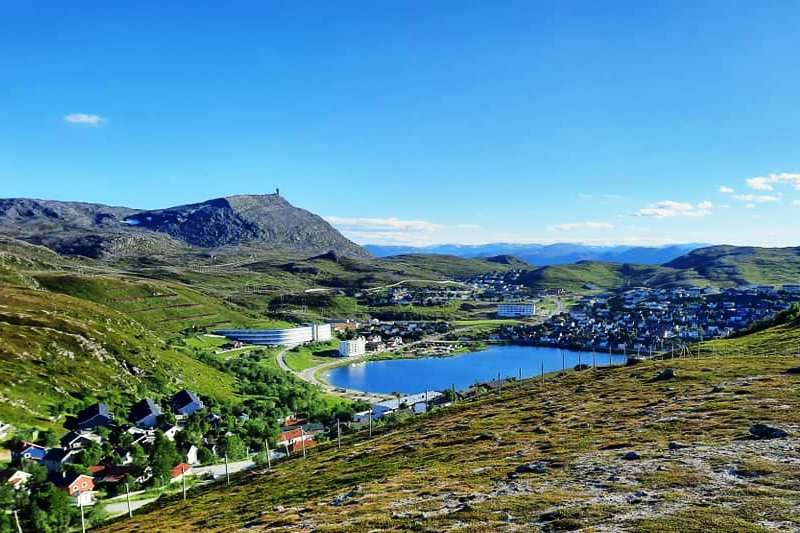 Storvannet Camping Hammerfest ligging