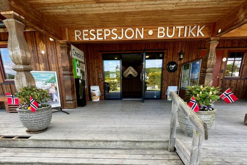 Topcamp Mjosa Brumunddal Receptie