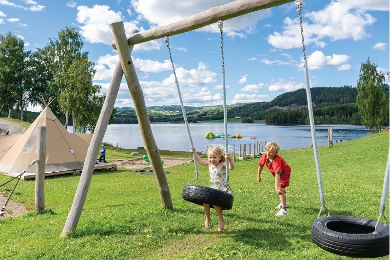 Topcamp Mjosa Brumunddal strandje