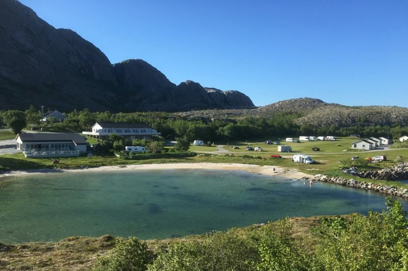 Torghatten Camping ligging